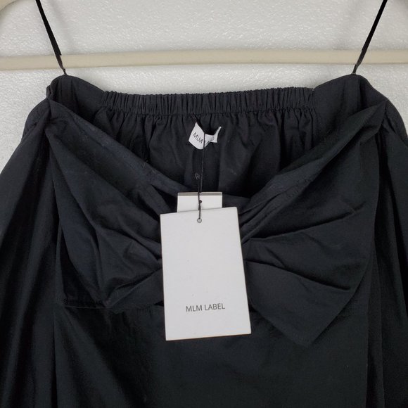 NWT MLM Label Off-Shoulder Cutout Top Black - Picture 7 of 10